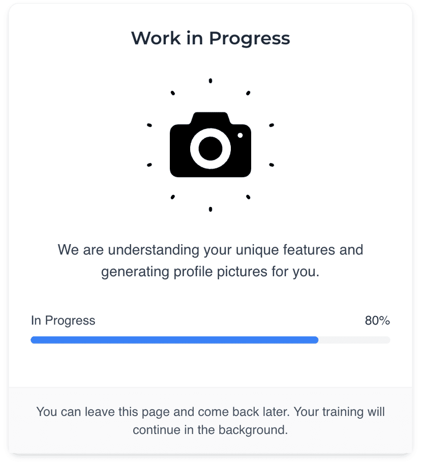 AI processing your photos